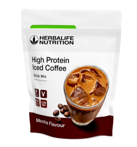 High Protein Iced Coffee Mocha