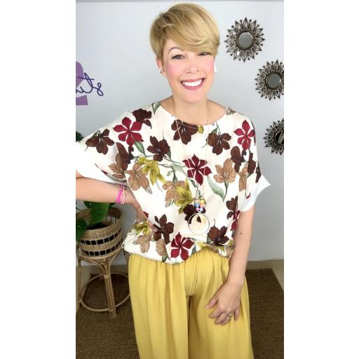 r.240 Camisa flor
