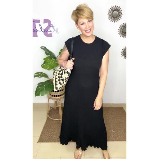 r.133 Vestido plisado