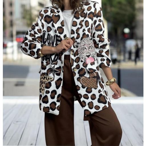 r.082 Blazer print animal