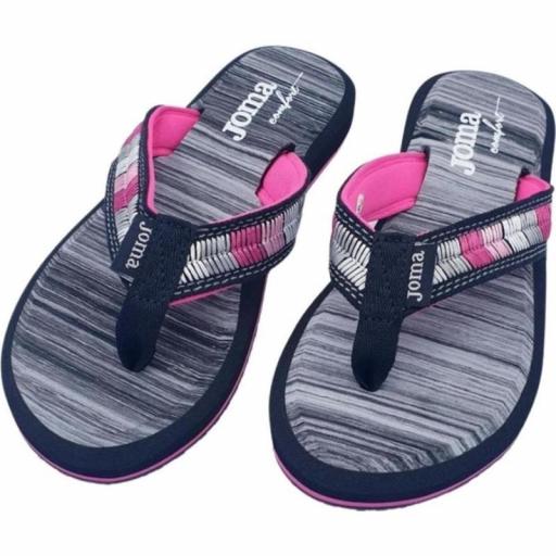 CHANCLA PISCINA MUJER S.LANZAROTE LADY  2421 NEGRO ROSA