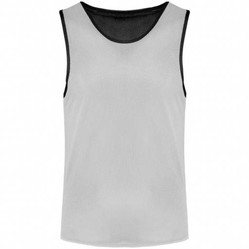 PETO REVERSIBLE Multi-deportes Senior-Júnior NEGRO BLANCO [1]