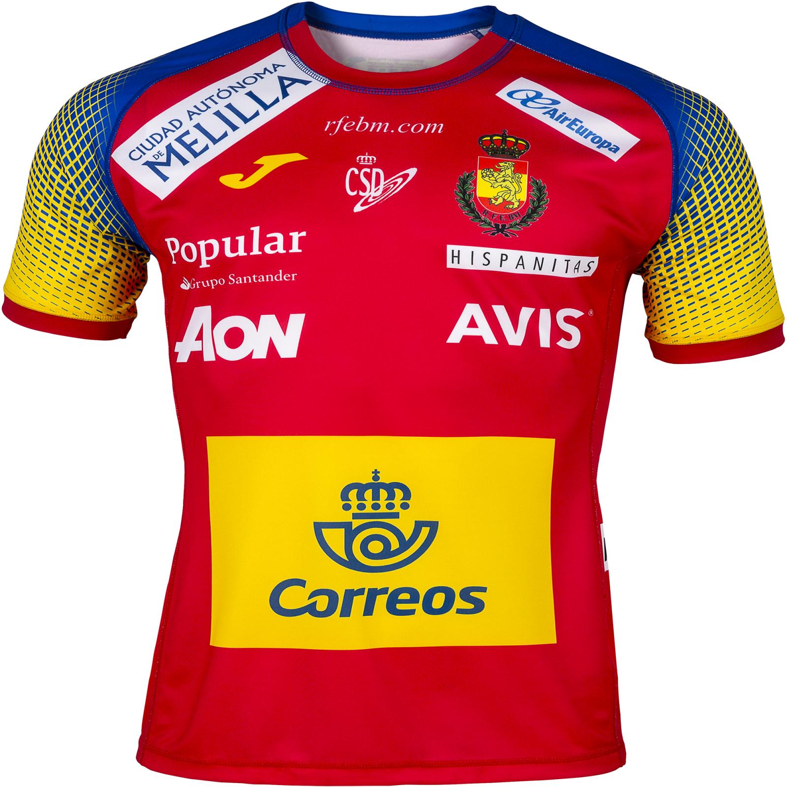 JOMA SPORT 1ª Camiseta Oficial de la Selección Española de Balonmano para Mujer 