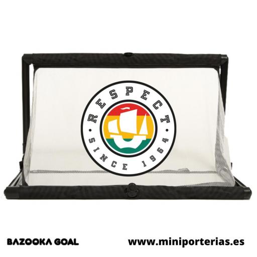 BazookaGoal 120x75 Portería Personalizada Multiusos PVC Plegable negra [1]