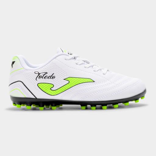 BOTA DE FUTBOL JOMA TOLEDO JR BLANCO ARTIFICIAL TOJS2502AG