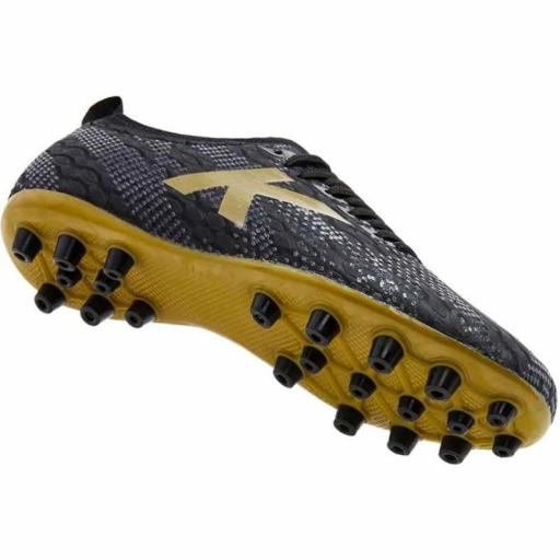 BOTA FUTBOL KELME JUNIOR PULSE AG 56970-91 ORO NEGRO [2]