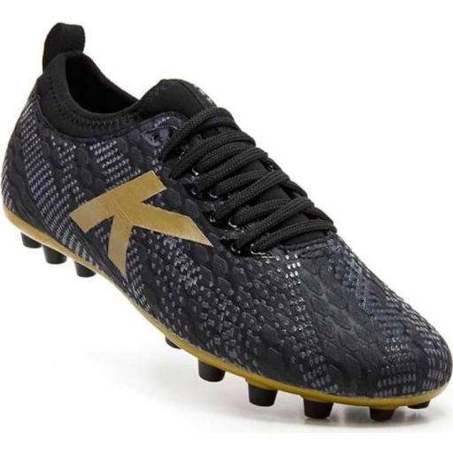 BOTA FUTBOL KELME JUNIOR PULSE AG 56970-91 ORO NEGRO [3]