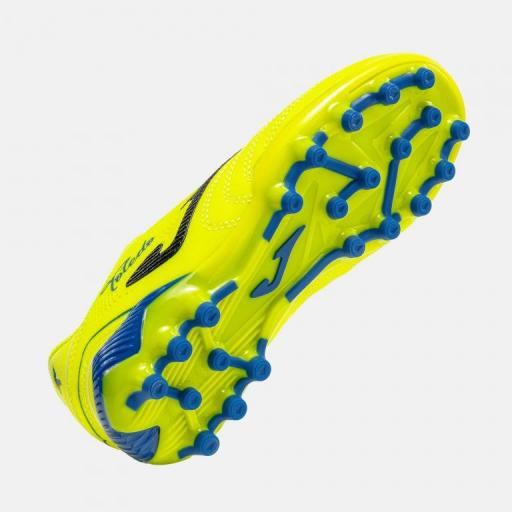 BOTA FUTBOL TOLEDO JUNIOR AMARILLO FLÚOR MULTITACO TOJS2609AG