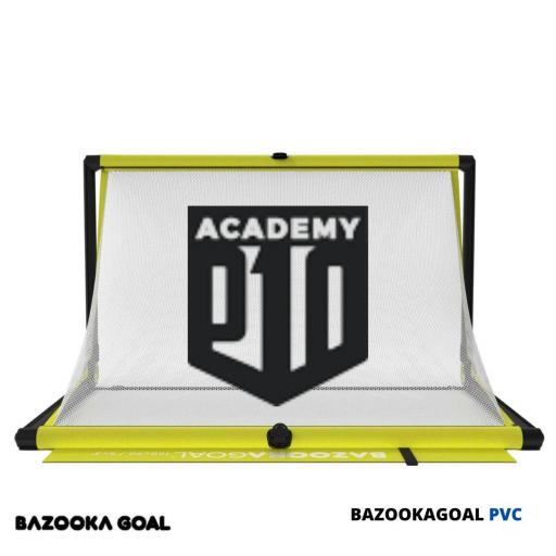 BazookaGoal 120x75 Portería Personalizada Multiusos PVC Plegable Amarilla [0]