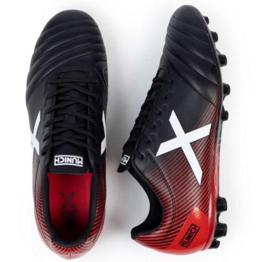 Bota Fútbol Munich Arenga 2159315 AG Negro/Rojo [3]