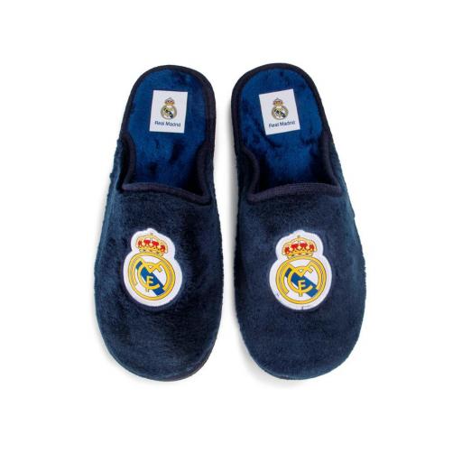 CFRM18 Real Madrid Zapatillas de casa Oficiales Temporada 24-25 en Suatex Negras (Suela Ligera) [0]