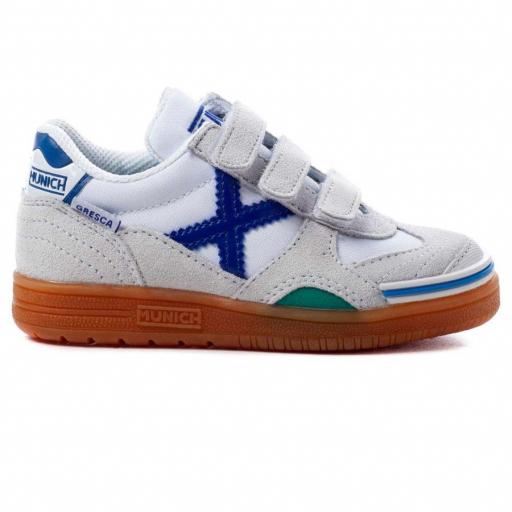 ZAPATILLA MUNICH GRESCA KID VELCRO 1508604 [2]
