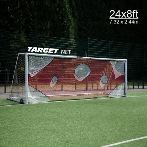 RED PRECISION DE FUTBOL 11 Fútbol Target Net 24'x8 ' QUICKPLAYSPORT [0]