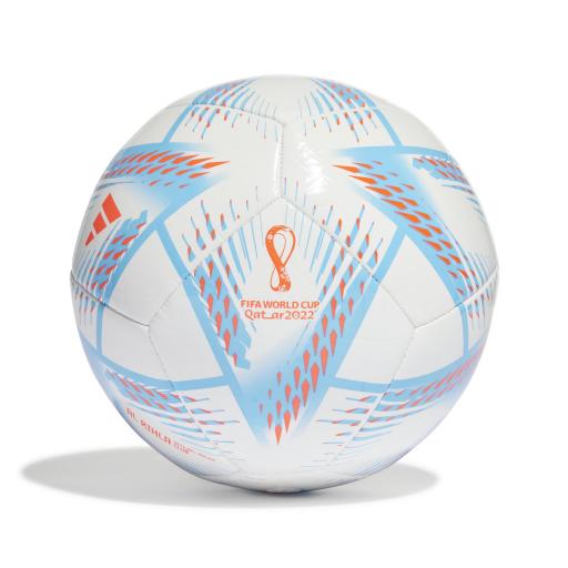 Balón Fútbol Adidas Al Rihla clb Mundial 2022 Qatar WHITE/PANTON/SOLRED H57786