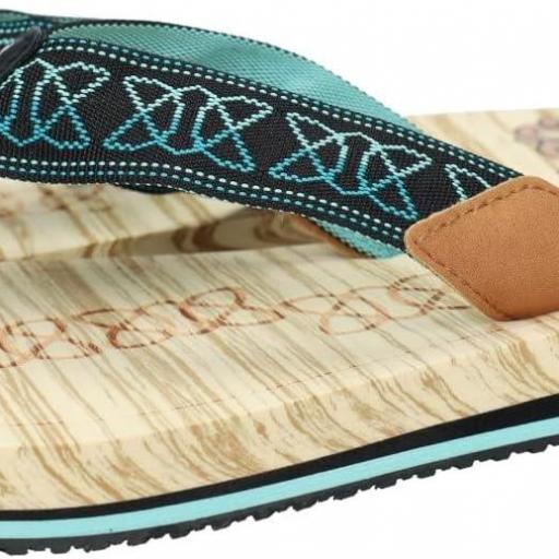 CHANCLA PISCINA MUJER S.LANZAROTE LADY 2401 NEGRO CELESTE SLANLS2401 [2]