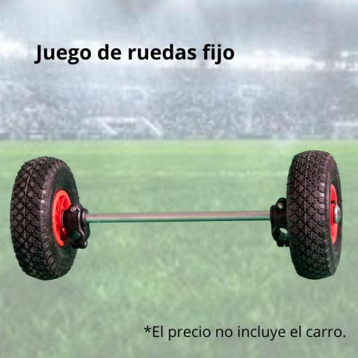 Juego de ruedas Fijas (para carro de balones)