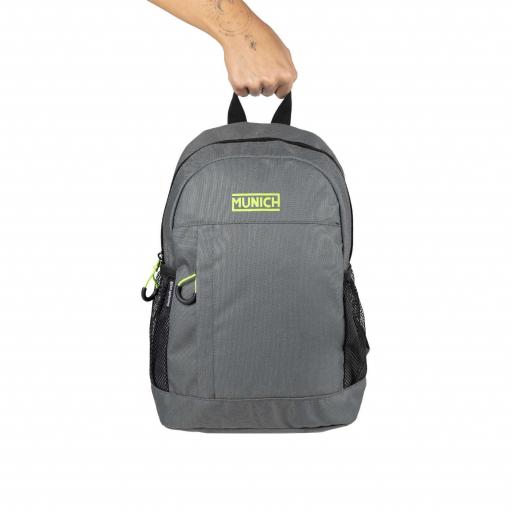 MOCHILA MUNICH BACKPACK SLIM 7113487 GRIS [4]