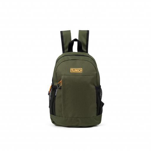 MOCHILA MUNICH BACKPACK SLIM 7113488 VERDE NARANJA [0]
