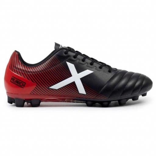 Bota Fútbol Munich Arenga 2159315 AG Negro/Rojo