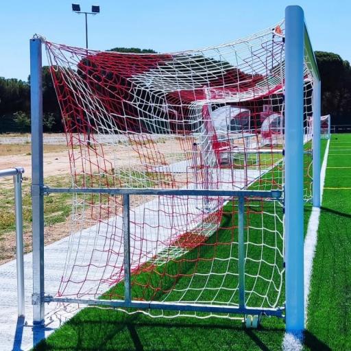 PORTERÍAS ALUMINIO FÚTBOL7 90MM ABATIBLES ARQUILLOS GALV CALIENTE [3]
