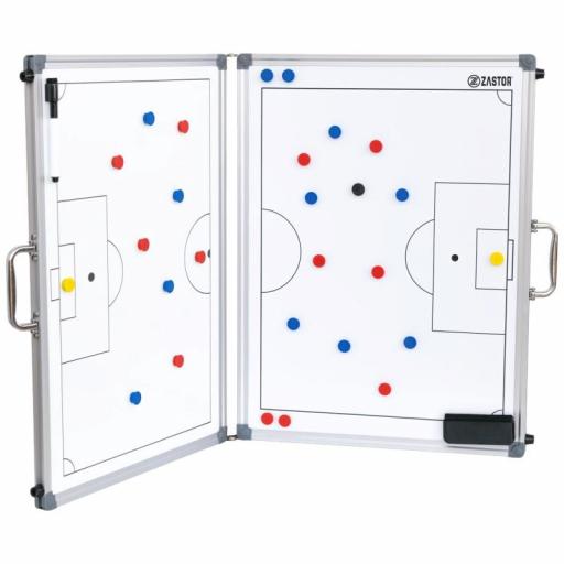 Pizarra táctica magnética 60x90 plegable Fútbol 4032 [0]