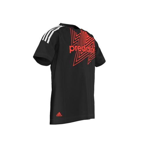 Camiseta Predator negra-roja S88062 [3]