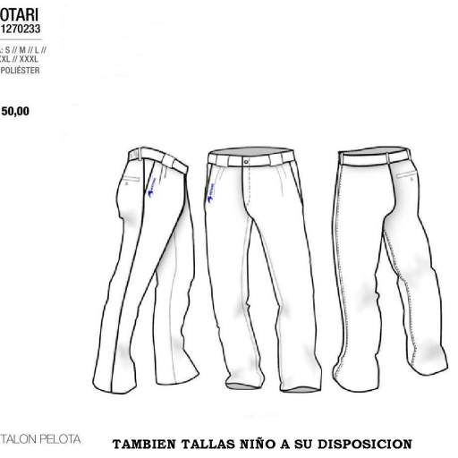 PANTALON PELOTARI - PANTALON ENCIERROS 45 € ASTORE [0]