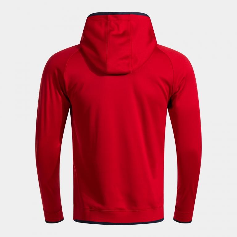 SUDADERA CON CAPUCHA COMBI PREMIUM ROJO MARINO 104495.603