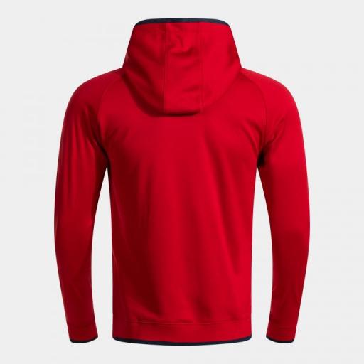 SUDADERA CON CAPUCHA COMBI PREMIUM ROJO MARINO 104495.603 [0]