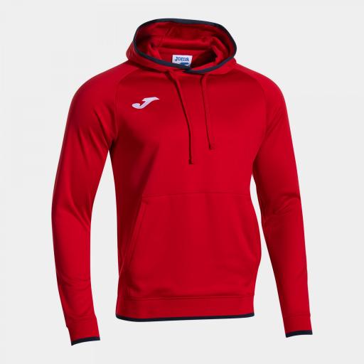 SUDADERA CON CAPUCHA COMBI PREMIUM ROJO MARINO 104495.603