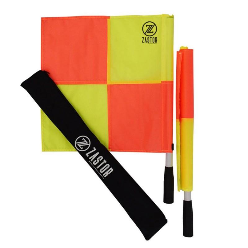 Set banderines árbitro c/funda LIGA-C - Cuadros 4540