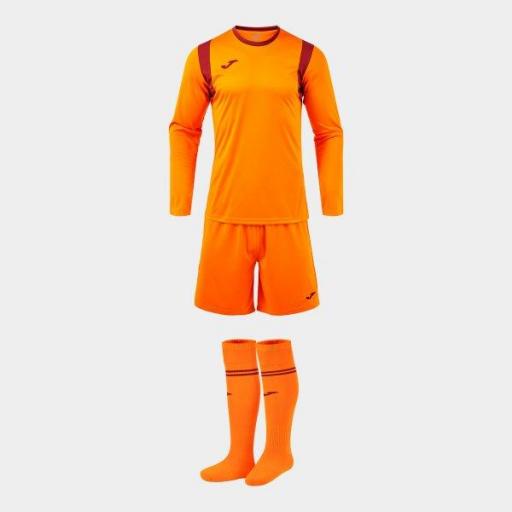 TRAJE PORTERO ZAMORA XI NARANJA FLÚOR GRANATE 105196.050