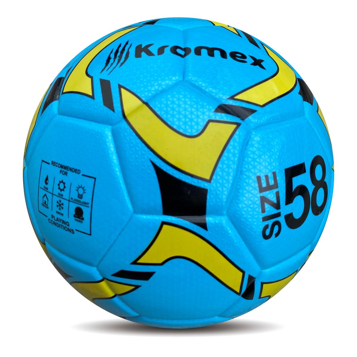Balon Futbol Sala Kromex de 58 cm Azul