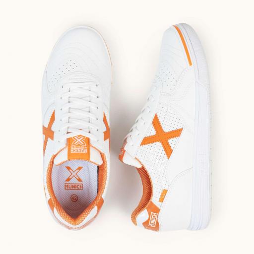 ZAPATILLA MUNICH G3 BLANCA NARANJA 3111444 [4]
