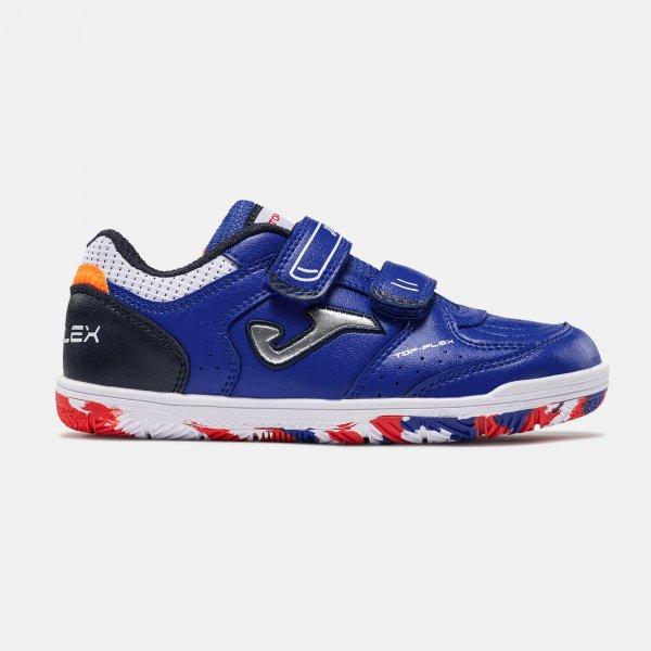 ZAPATILLA TOP FLEX JR AZUL INDOOR TPJW2634INV