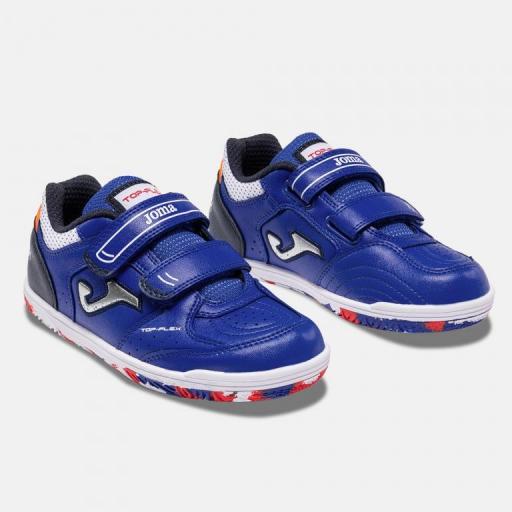 ZAPATILLA TOP FLEX JR AZUL INDOOR TPJW2634INV [2]