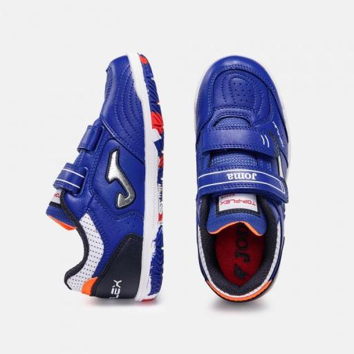 ZAPATILLA TOP FLEX JR AZUL INDOOR TPJW2634INV [3]