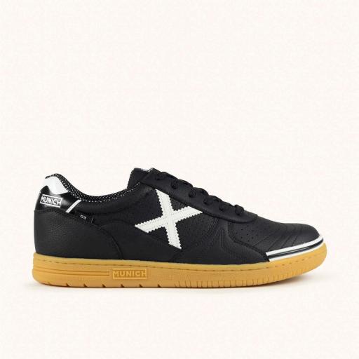 Zapatillas MUNICH G-3 de fútbol sala negras con detalles en blanco 3111483 [0]