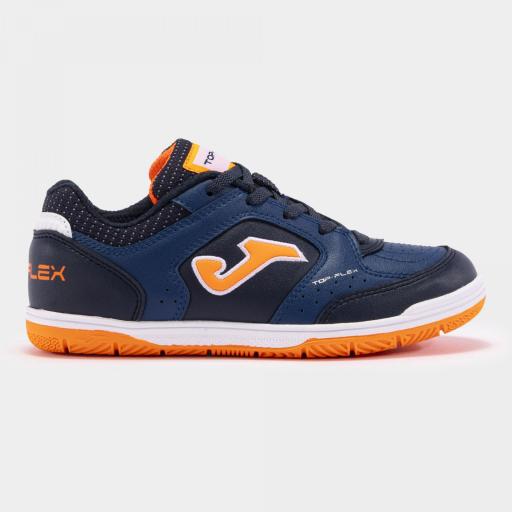 Zapatillas fútbol sala Top Flex Jr indoor junior azul naranja TPJW2433IN [0]