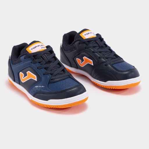 Zapatillas fútbol sala Top Flex Jr indoor junior azul naranja TPJW2433IN [1]