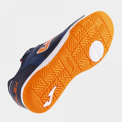 Zapatillas fútbol sala Top Flex Jr indoor junior azul naranja TPJW2433IN [4]