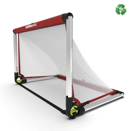 BazookaGoal Aluminio Plata 120x75 red roja Blanco [1]