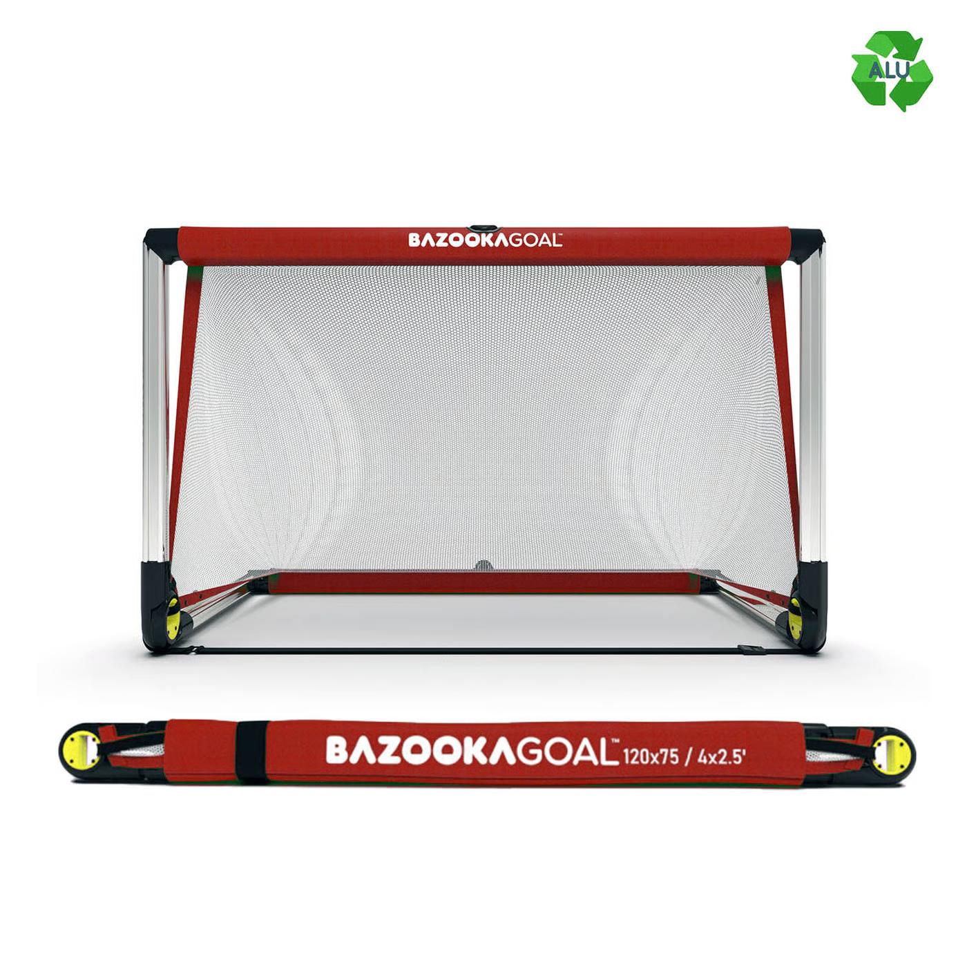 BazookaGoal Aluminio Plata 120x75 red roja Blanco