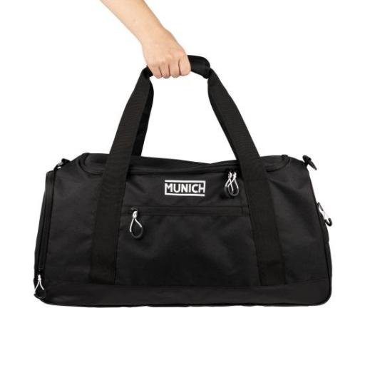 Bolsa de Viaje y Gimnasio de Poliéster Reciclado Negra GYM SPORT WEEKENDER BLACK 7058181 [0]