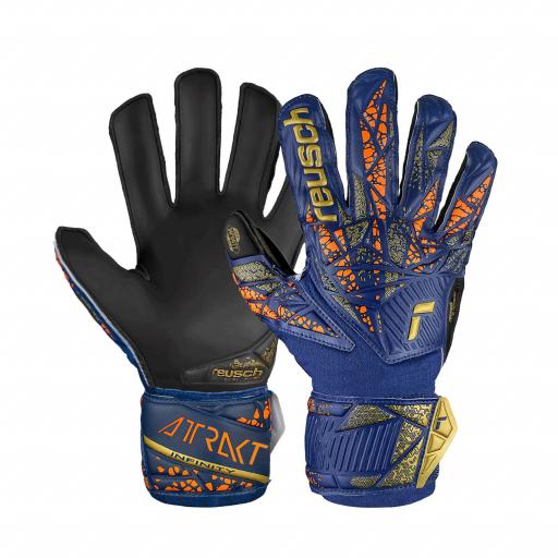 Guantes de portero adulto Reusch Attrakt Infinity 5472710 4411 [1]