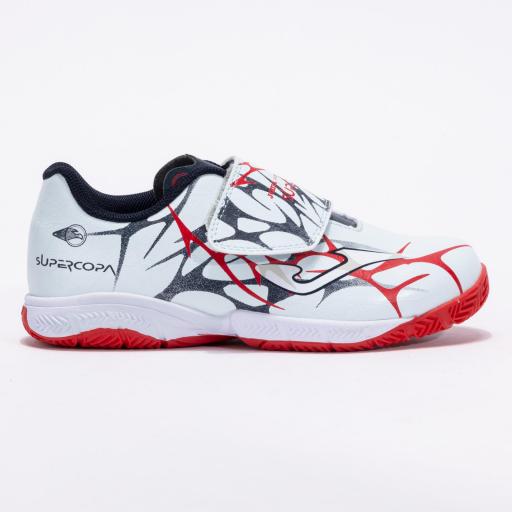 ZAPATILLA VELCRO SUPER COPA JR 2505 AZUL ROJO TURF [0]