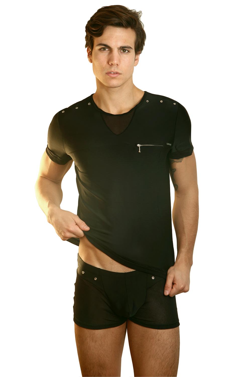 Camiseta transparente negro 