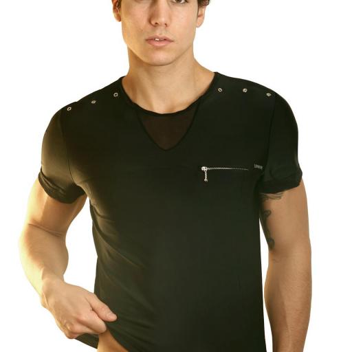Camiseta transparente negro  [2]