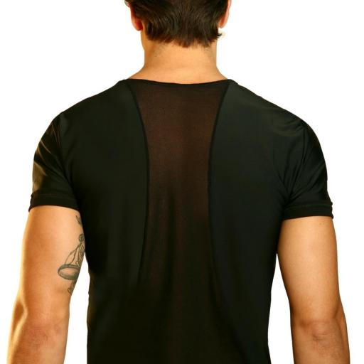 Camiseta transparente negro  [3]