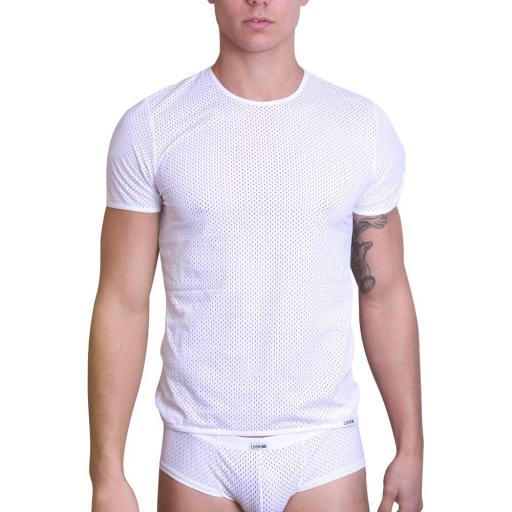 Camiseta transparente blanca 